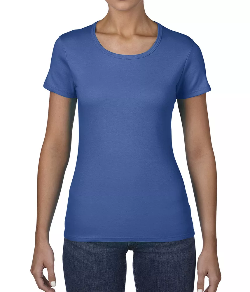 1x1 Rib Scoop Neck Tee