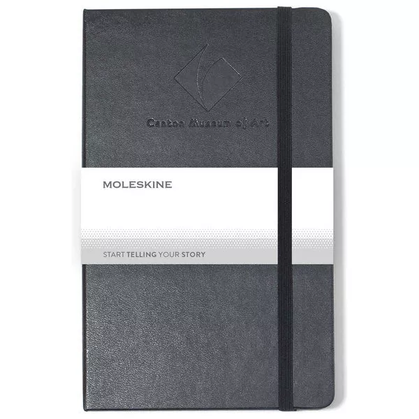 48-Hour Moleskine Black Hard Cover Ruled Large Notebook (5" x 8.25")