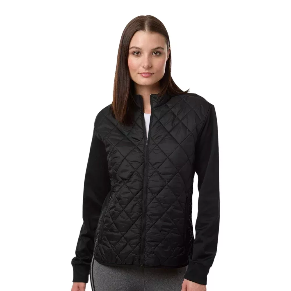 Adidas A1009 Women's Ultimate Quilted Full-Zip Jacket