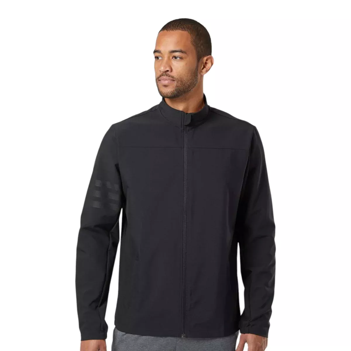 Adidas A267 Men's Wind Resistant Full-Zip Jacket