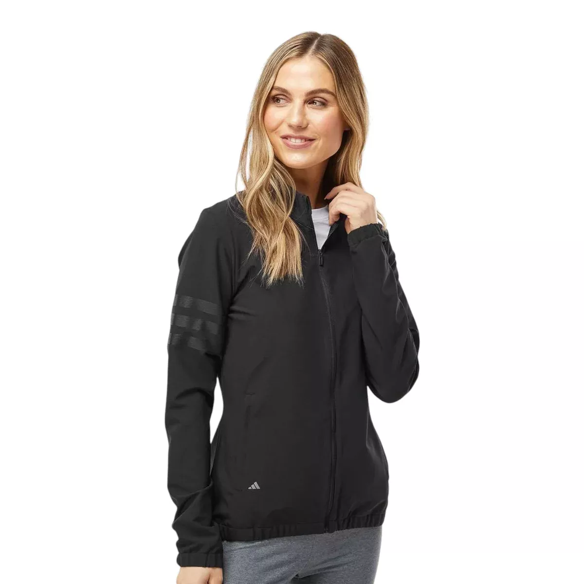 Adidas A268 Women's Wind Resistant Full-Zip Jacket