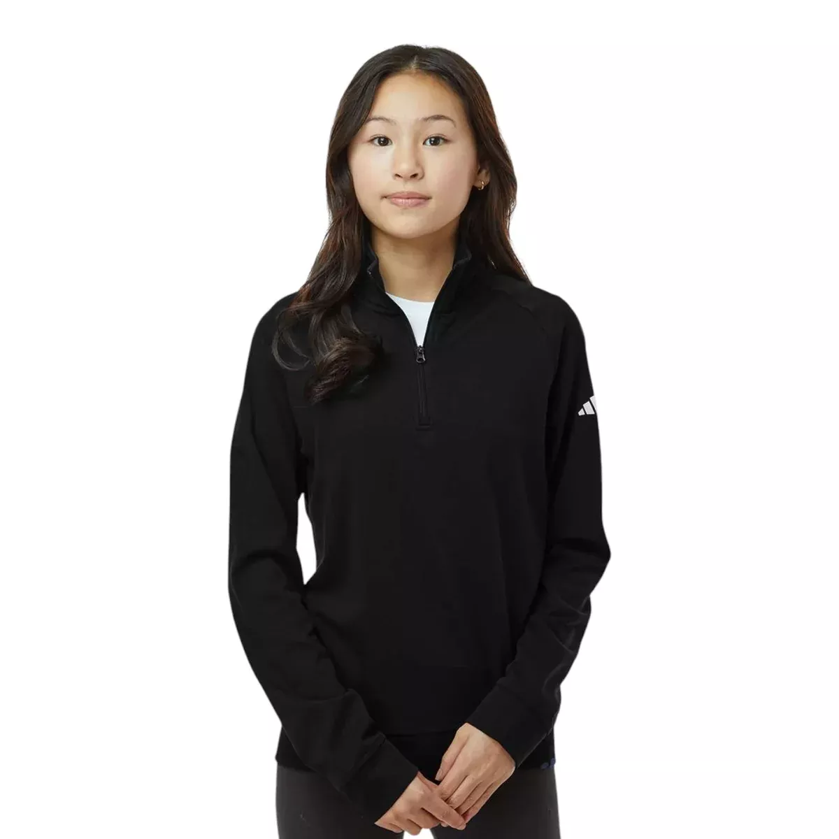 Adidas A4001 Youth Performance Quarter-Zip Pullover