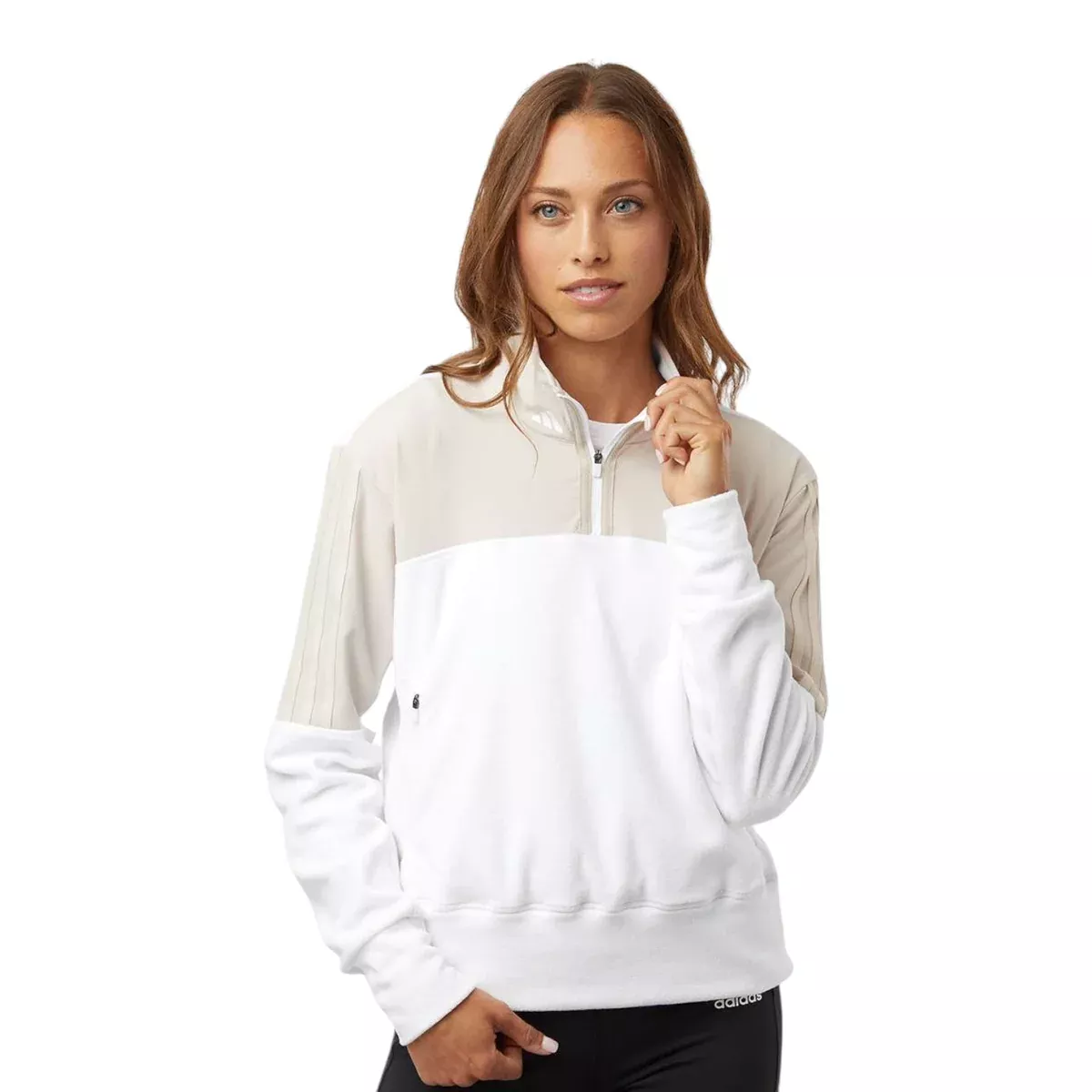 Adidas A601 Women's Fleece Quarter-Zip Pullover