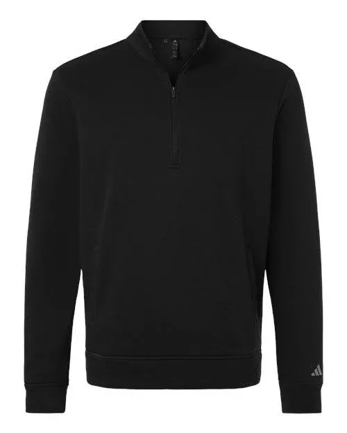 Adidas Men's Elevated Fleece Quarter-Zip Pullover A721