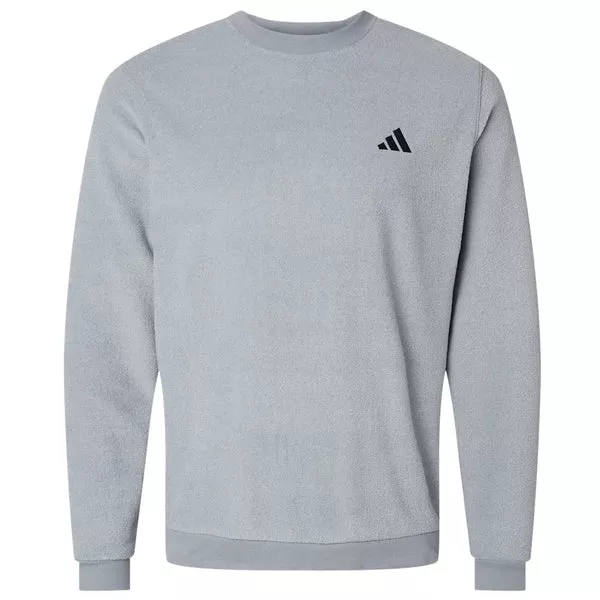 Adidas Men's Grey Three Crewneck Sweatshirt