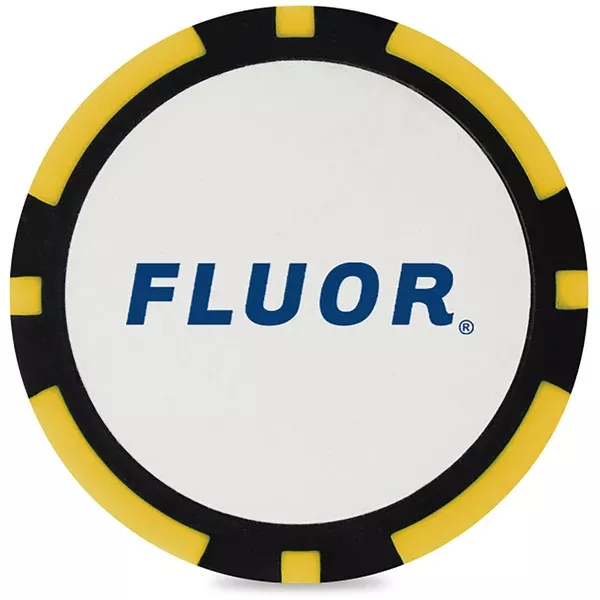 Ahead Bruins Gold/Black 2-Sided Poker Chip