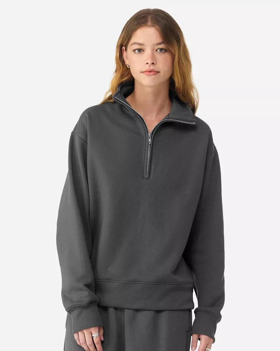 BELLA+CANVAS 4740 Unisex 10 oz Quarter-Zip Pullover Sweatshirt