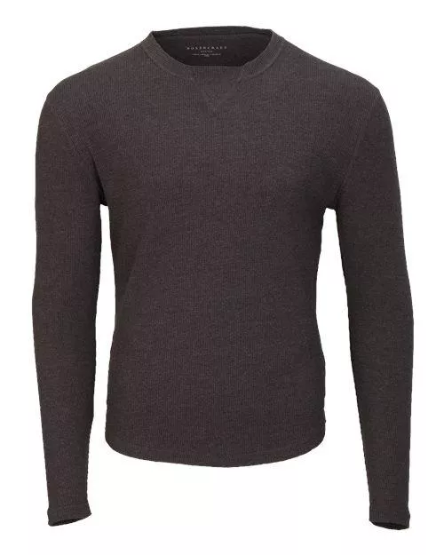 Boxercraft Waffle Knit Long Sleeve T-Shirt BM3103