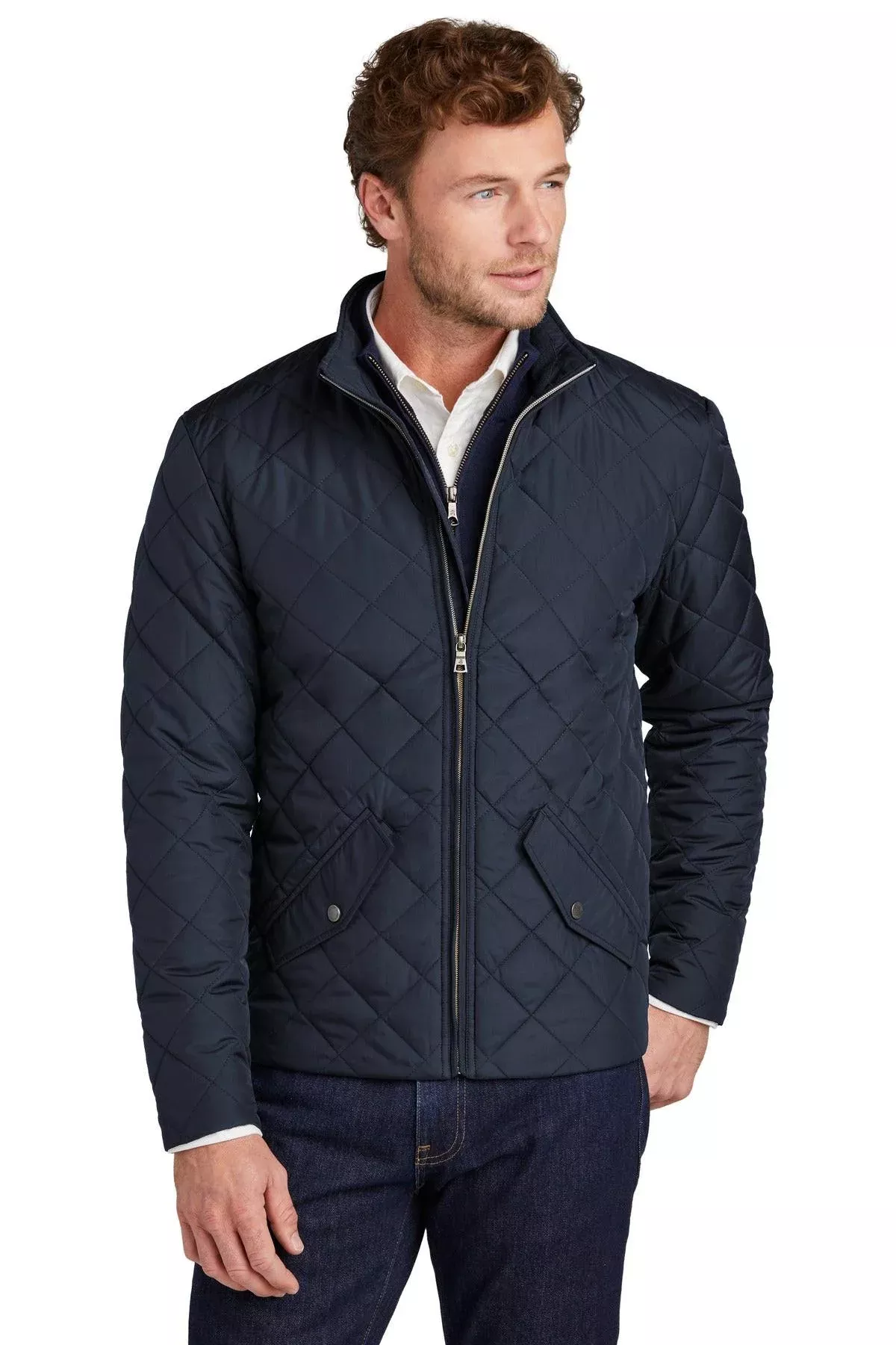 Brooks Brothers Quilted Jacket BB18600 Plus Size