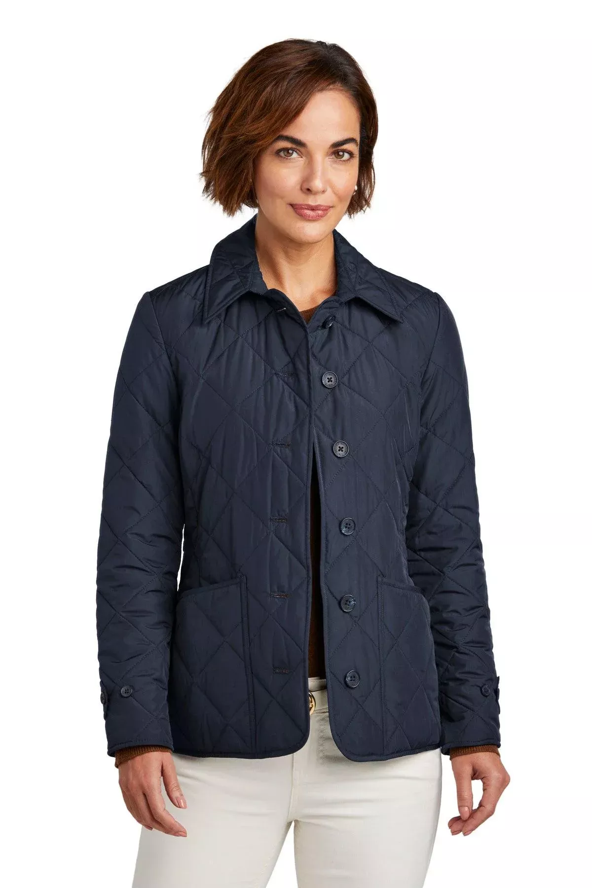 Brooks Brothers Women's Quilted Jacket BB18601 Plus Size