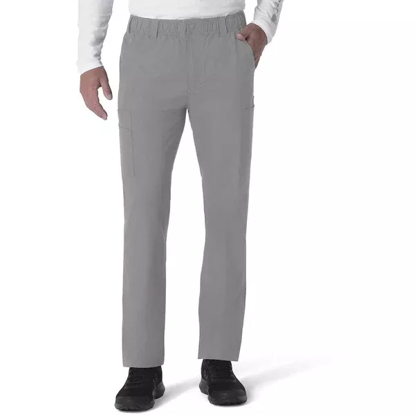 Carhartt Men's Grey Nine-Pocket Straight Leg Cargo Pant