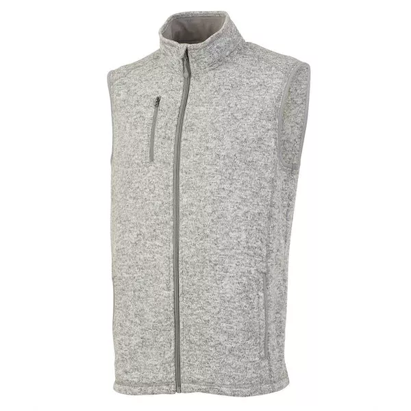 Charles River Men's Light Grey Heather Pacific Heathered Vest