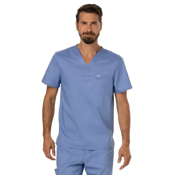 Cherokee Men's Ciel Workwear Revolution V-Neck Top