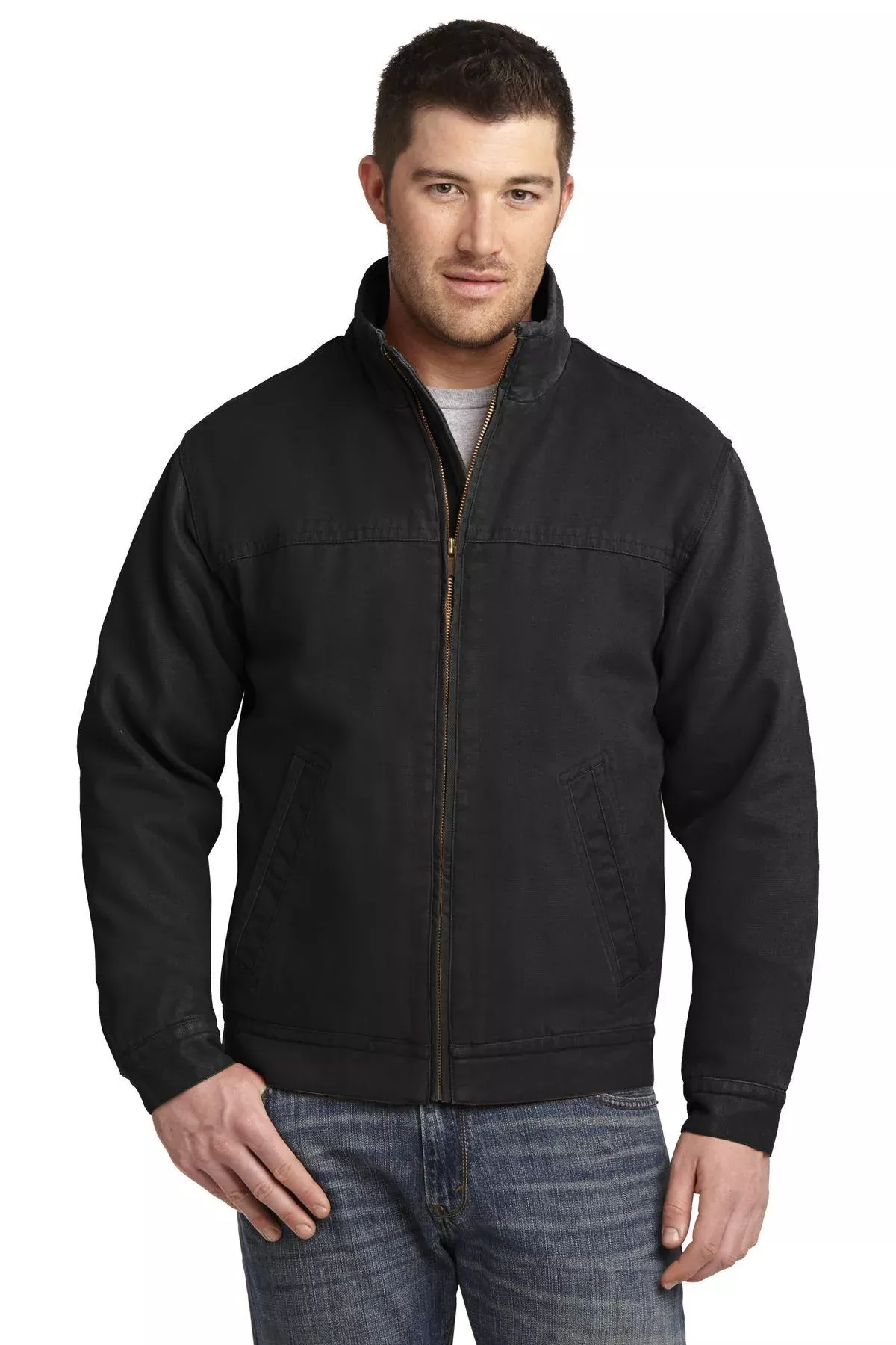 CornerStone Washed Duck Cloth Flannel-Lined Work Jacket. CSJ40 Plus Size