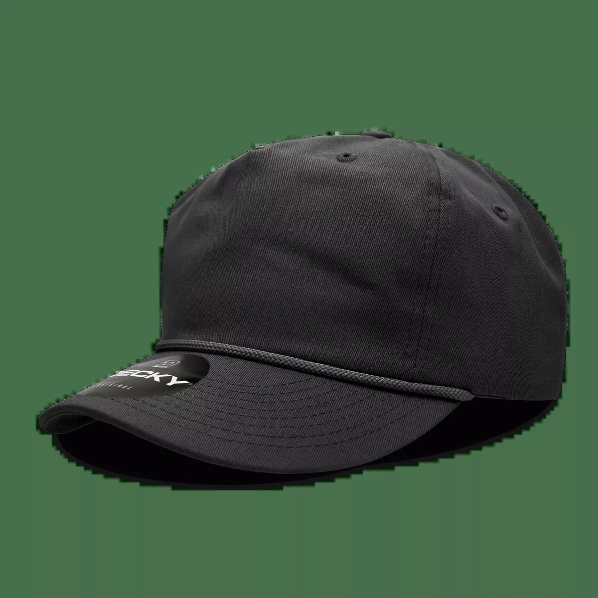 Decky 5 Panel Half Dome Profile Relaxed Cotton Rope Hat | Decky 252