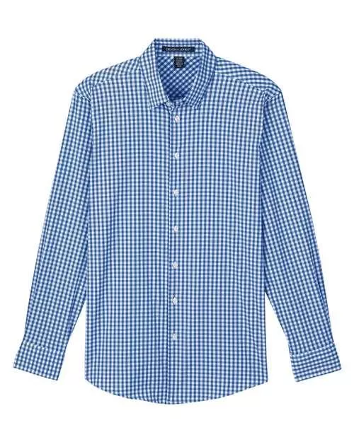 Devon & Jones CrownLux Performance Gingham Dress Shirt DG536