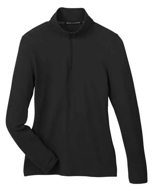 Devon & Jones Women's New Classics Performance Quarter-Zip Pullover DG400W