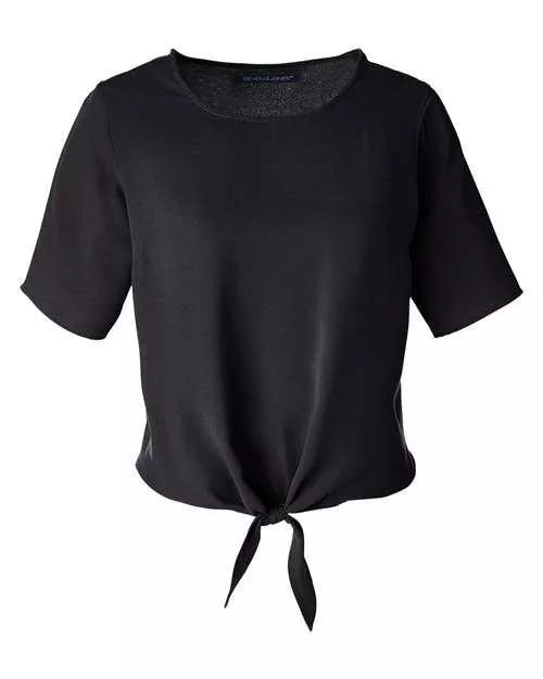 Devon & Jones Women's Perfect Fit™ Tie Front Blouse DP617W