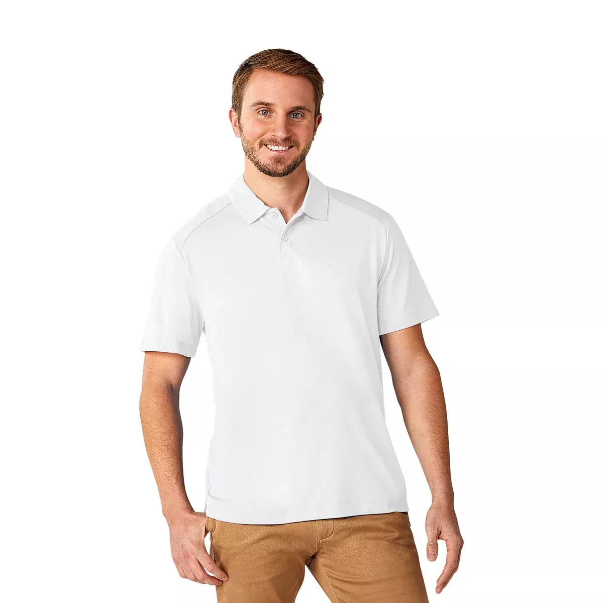 Elevate TM16312 Men’s AMOS Eco Short Sleeve Performance Polo
