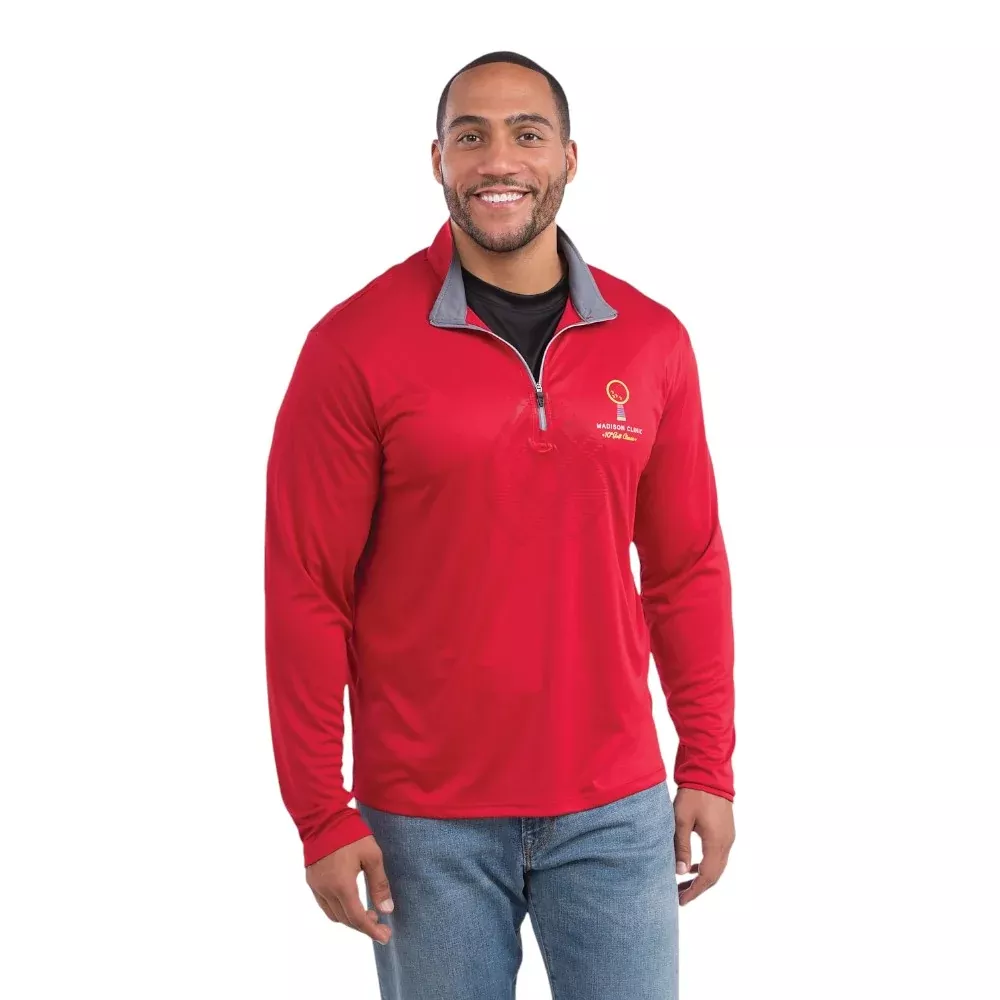 Elevate TM18304 Men's VEGA Performance Tech Quarter Zip