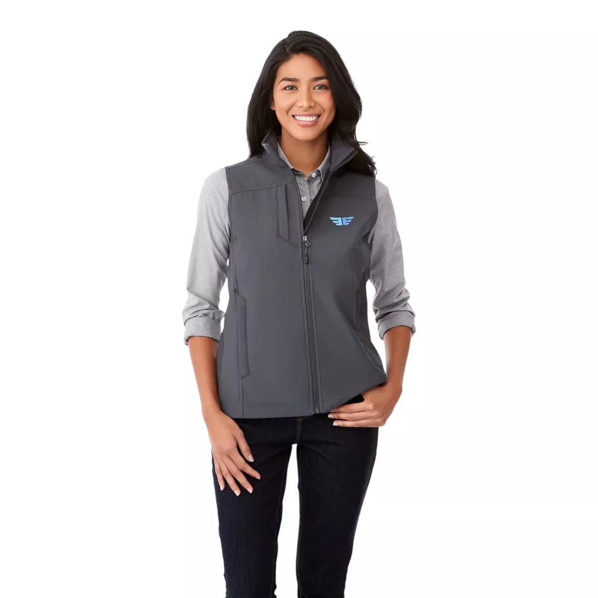 Elevate TM92501 Women's STINSON Softshell Vest