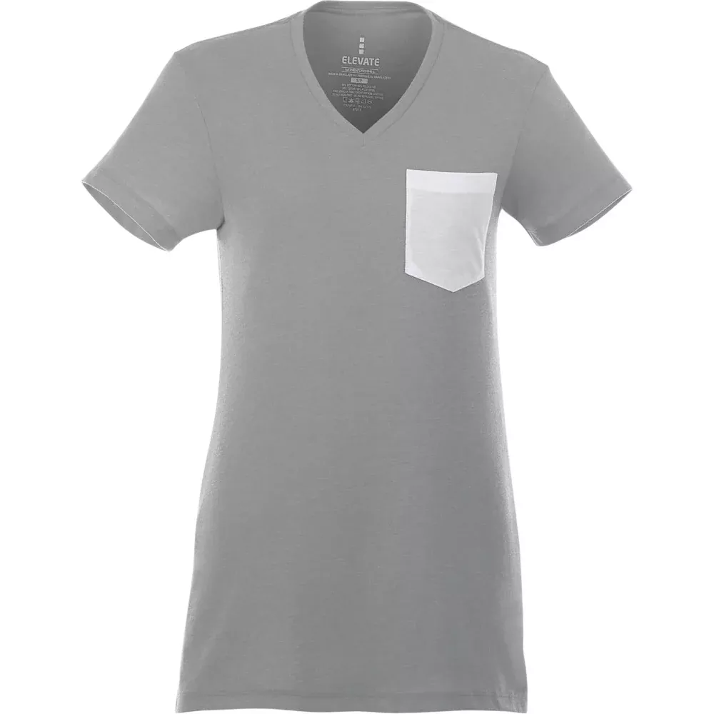 Elevate TM97815 Women's MONROE Short Sleeve Pocket Tee