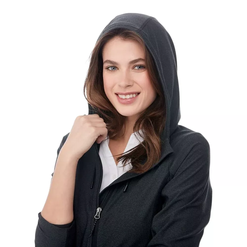 Elevate TM98212 Women's KAISER Stretch Knit Full Zip Lightweight Jacket Hoodie