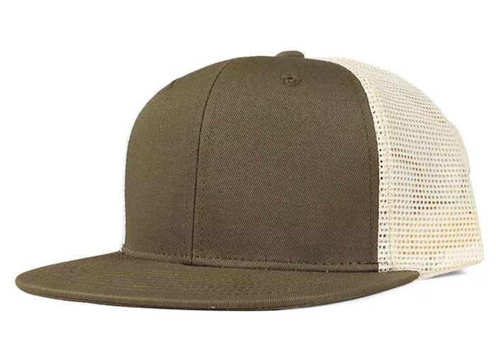 Emblem 5560 Flat Bill Trucker Hat