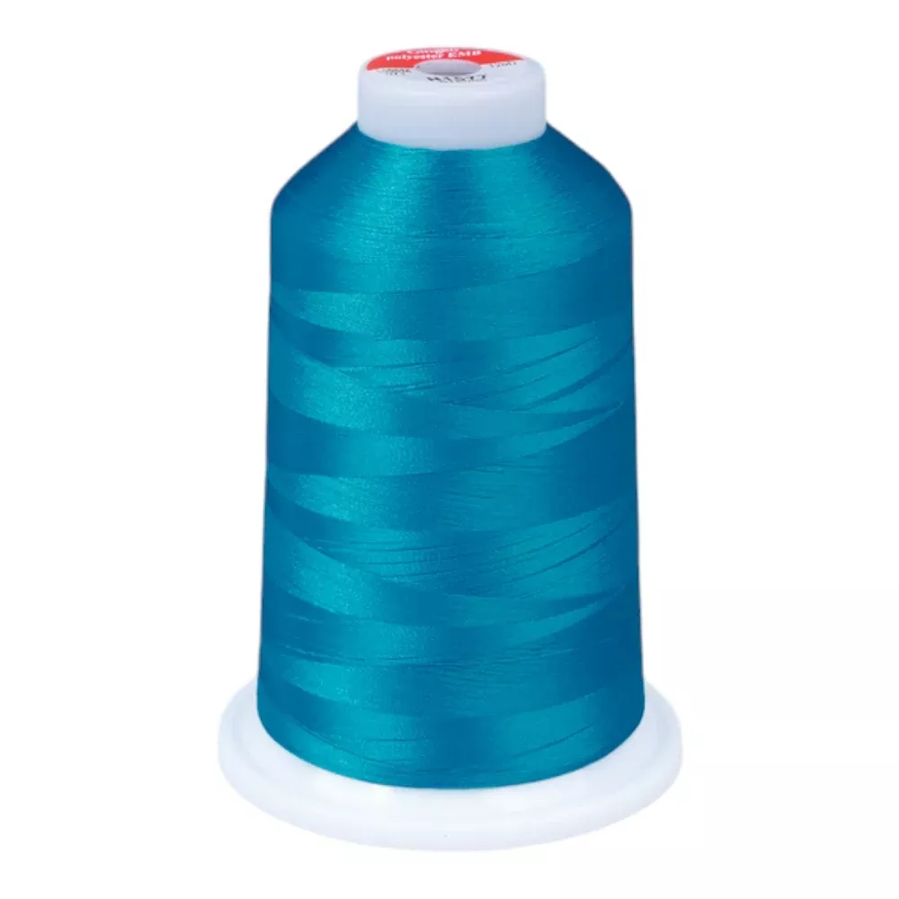 Gingko 646 PolySHINE #40 5000M Embroidery Threads-Blue Green