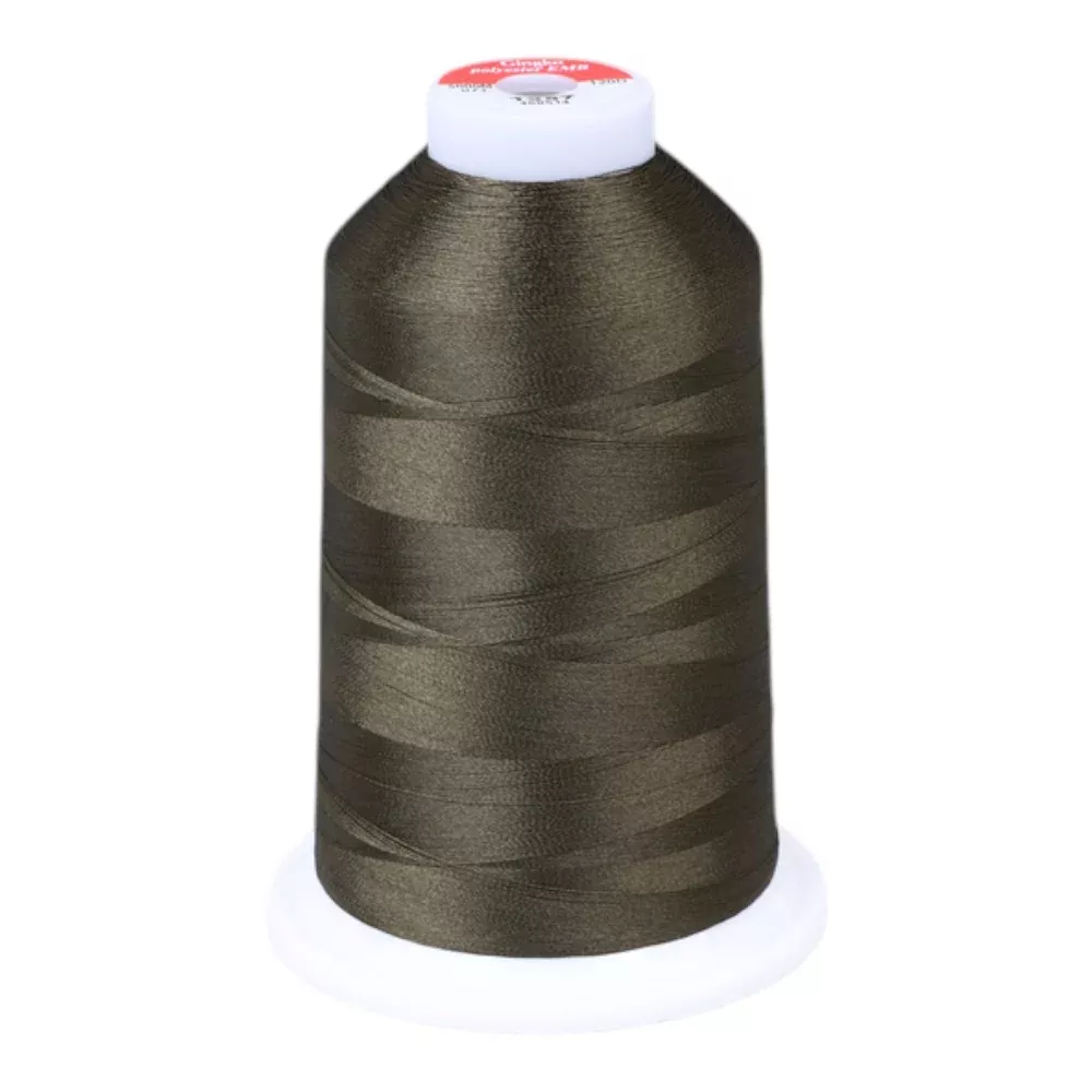 Gingko 646 PolySHINE #40 5000M Embroidery Threads-Brown