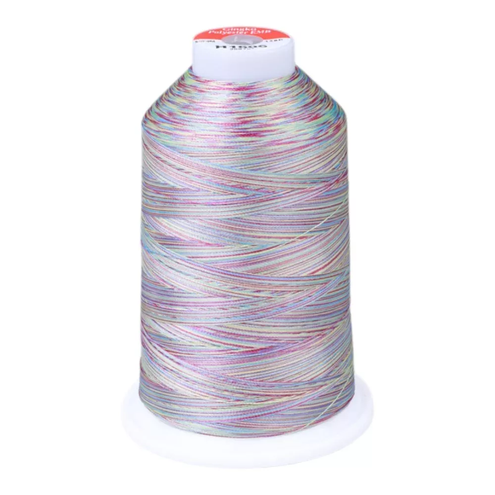 Gingko 646 PolySHINE #40 5000M Embroidery Threads- Multi Colour