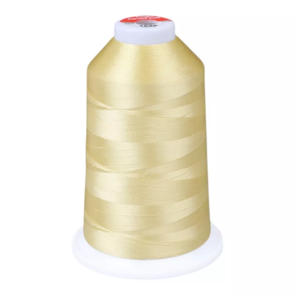 Gingko 646 PolySHINE #40 5000M Embroidery Threads-Yellow