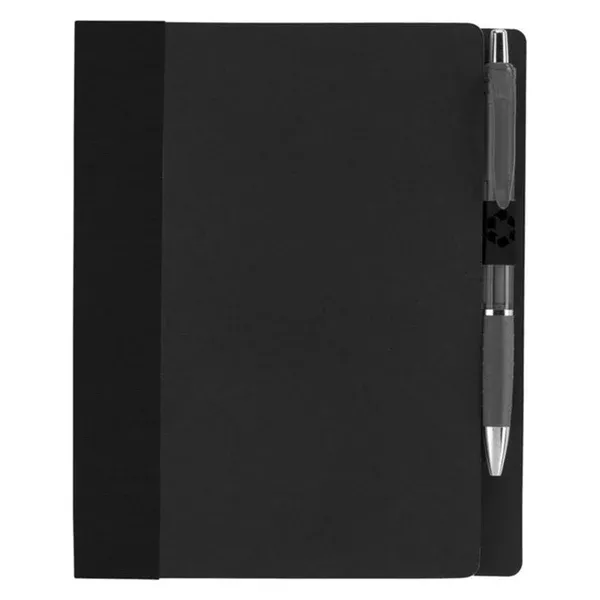 Good Value Black 5" x 7" ECO Notebook with Flags