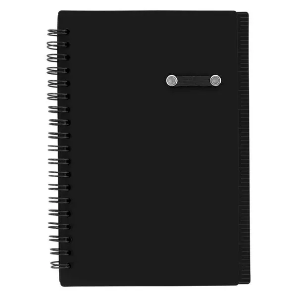 Good Value Black 5" x 7" Journal Notebook with Pen Loop