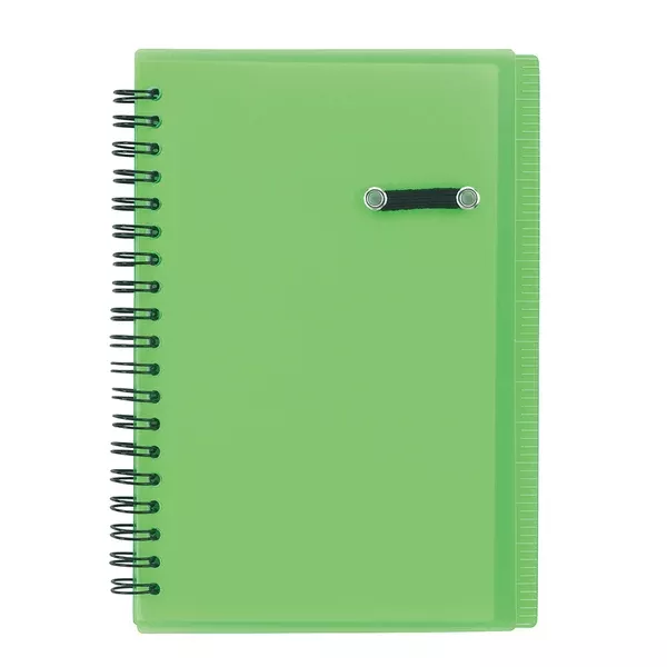 Good Value Green 5" x 7" Journal Notebook with Pen Loop