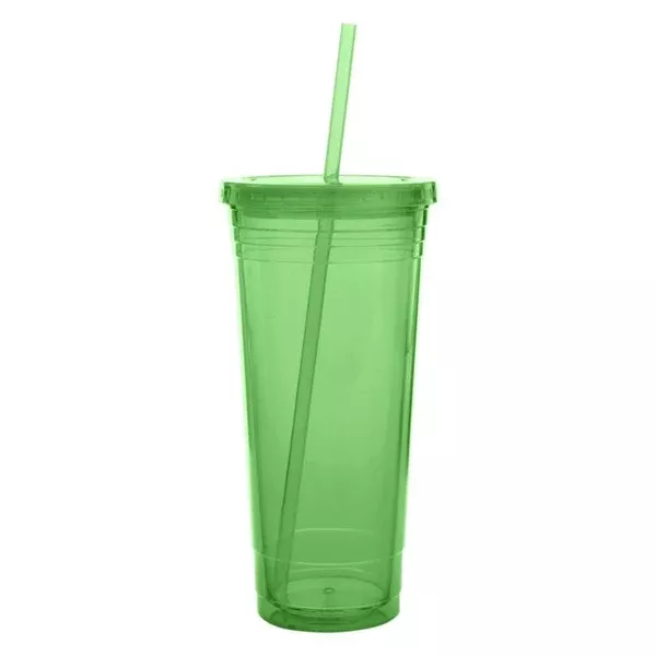 Good Value Green Double Wall Acrylic Tumbler - 24 oz.