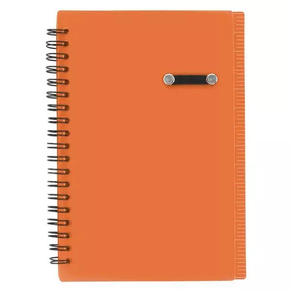 Good Value Orange 5" x 7" Journal Notebook with Pen Loop