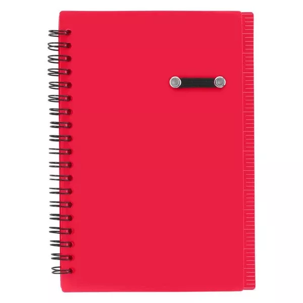 Good Value Red 5" x 7" Journal Notebook with Pen Loop