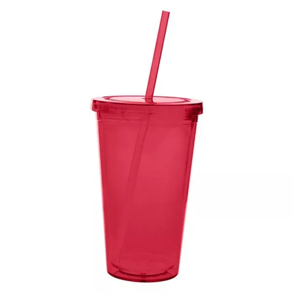 Good Value Red Double Wall Acrylic Tumbler - 18 oz.
