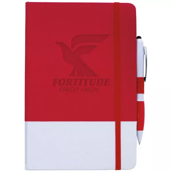 Good Value Red PrevaGuard Notebook with Ion Stylus Pen