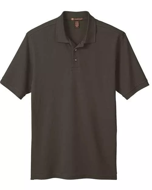 Harriton Pique Polo M200 Plus Size