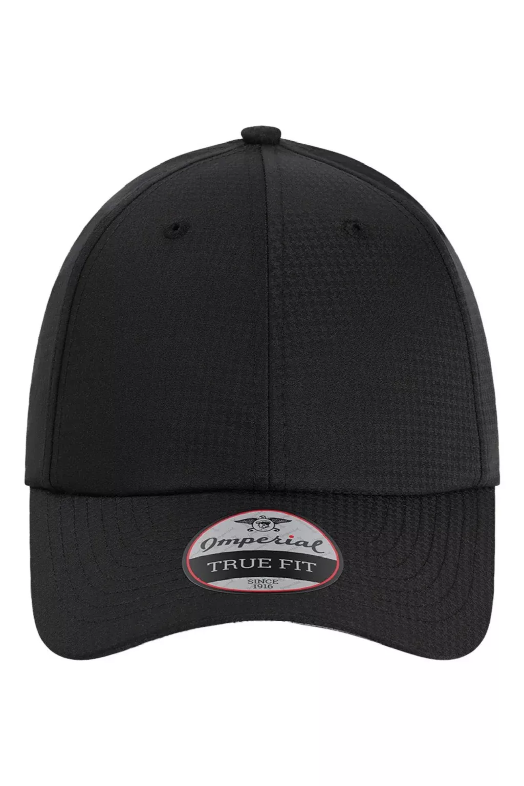 Imperial Hats Mens The Sophisticate Moisture Wicking Adjustable Hat - Black