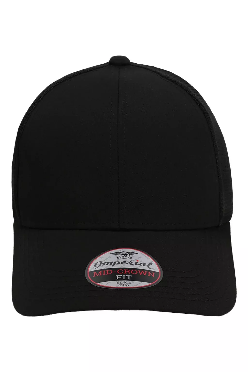 Imperial Hats Mens The Whitaker Mesh Adjustable Hat - Black