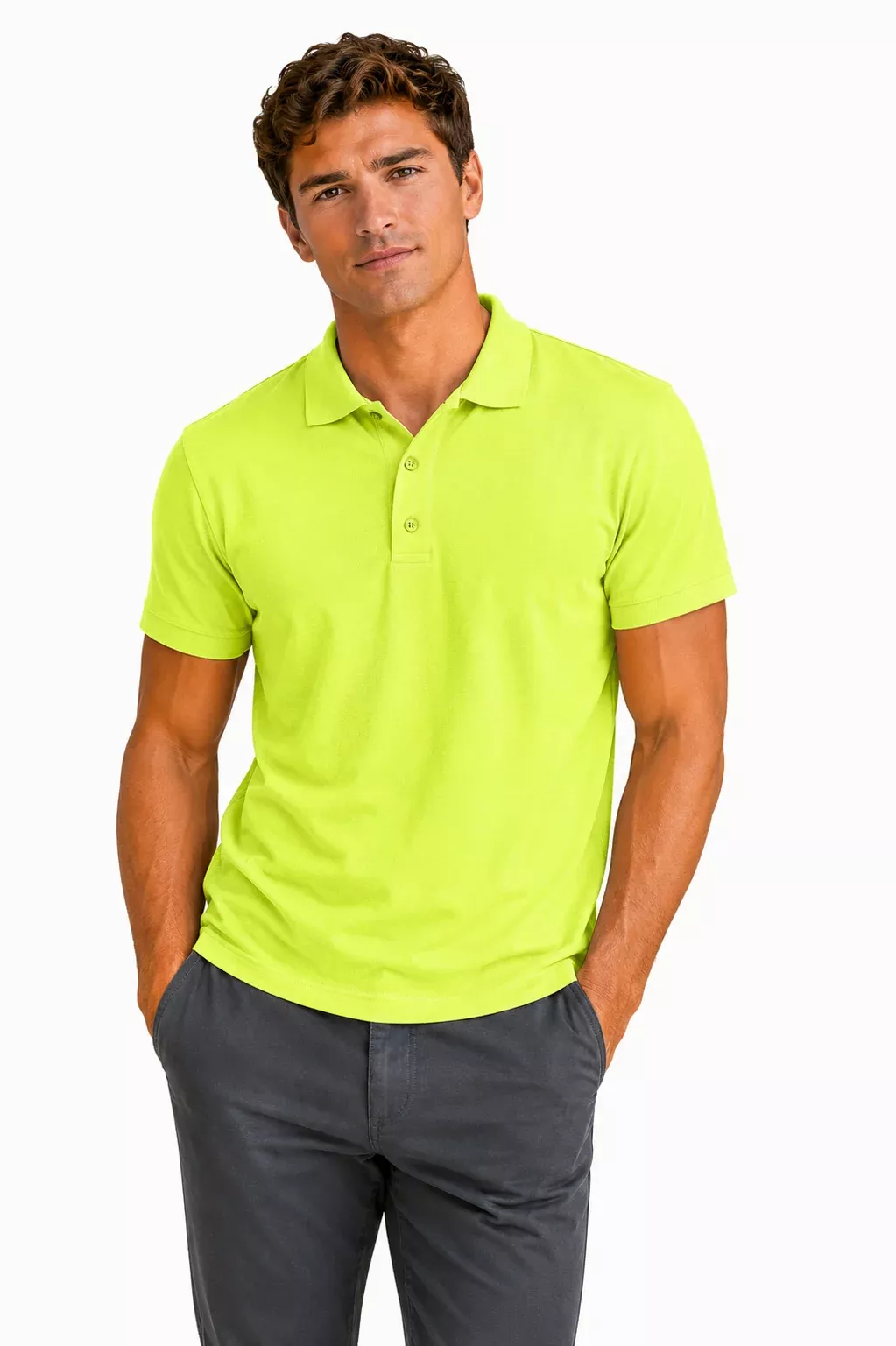 Joe's USA Construction & Landscape High Visibility Work Polo