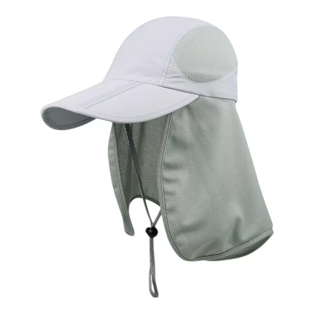 Juniper J7240B Taslon UV Folding Bill Cap with Mesh Flap