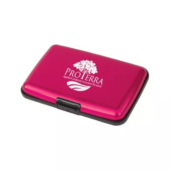 K & R Pink Safeguard Card Holder