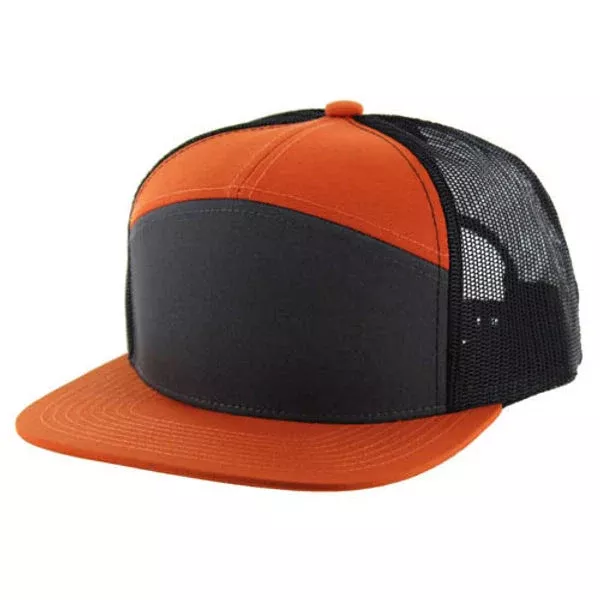 Kamel 707T 7 Panel Trucker Hat Mesh Back Snapback Cap Kamel 707 Series