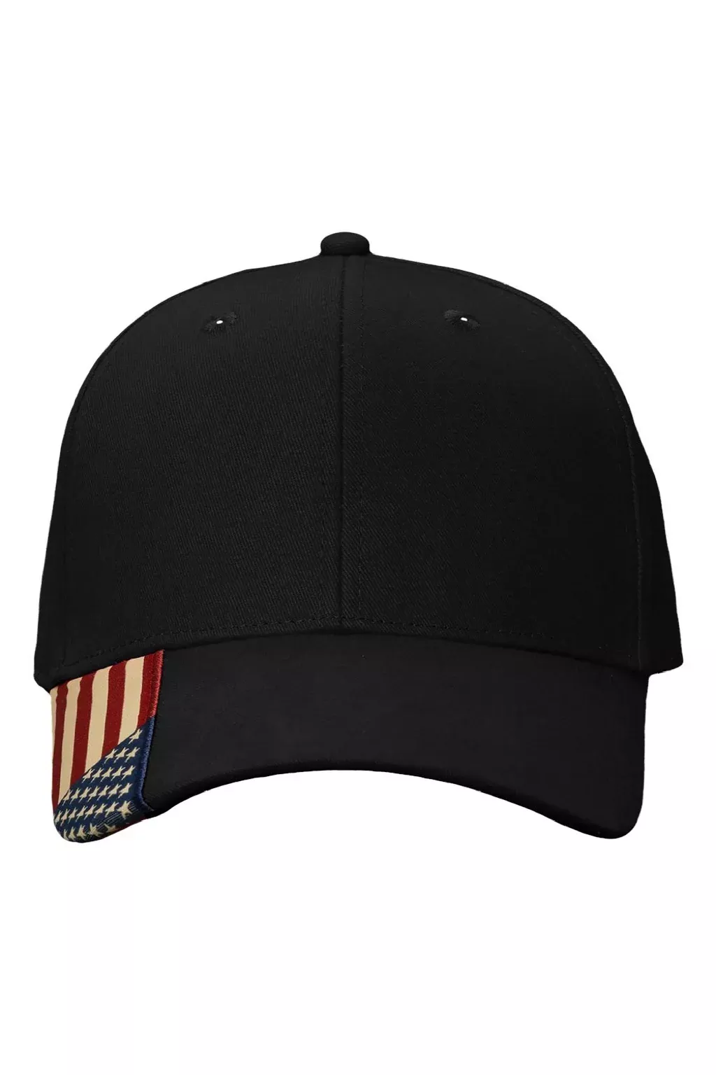 Kati Hats Mens USA Flag Adjustable Hat - Black/USA