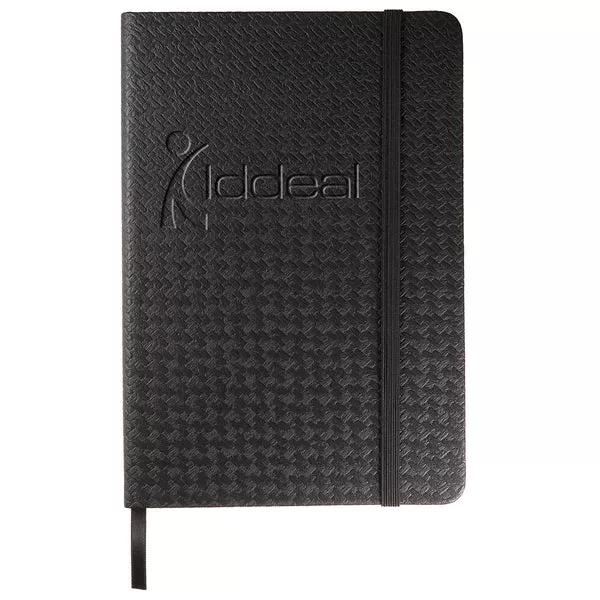 Leeman Black Tuscany Textured Journal