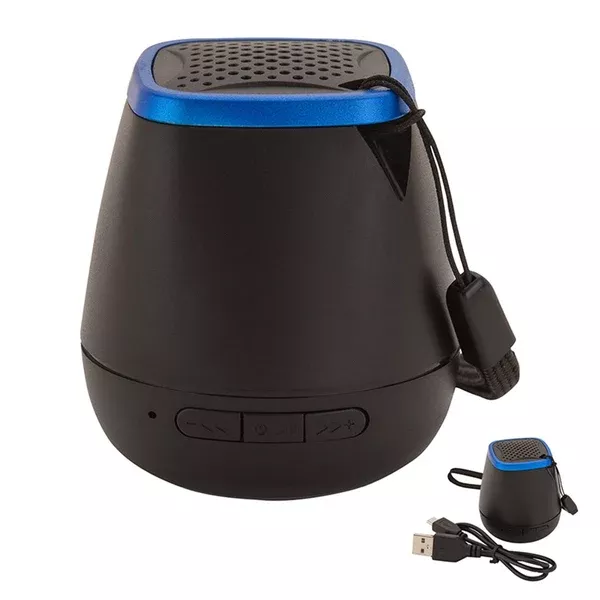 Logomark Blue Ring Series Power Compact Bluetooth Speaker